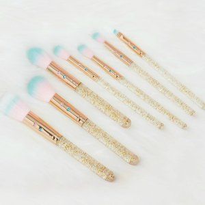 Makeup Brushes - Gold Glam Set - 7 Piece